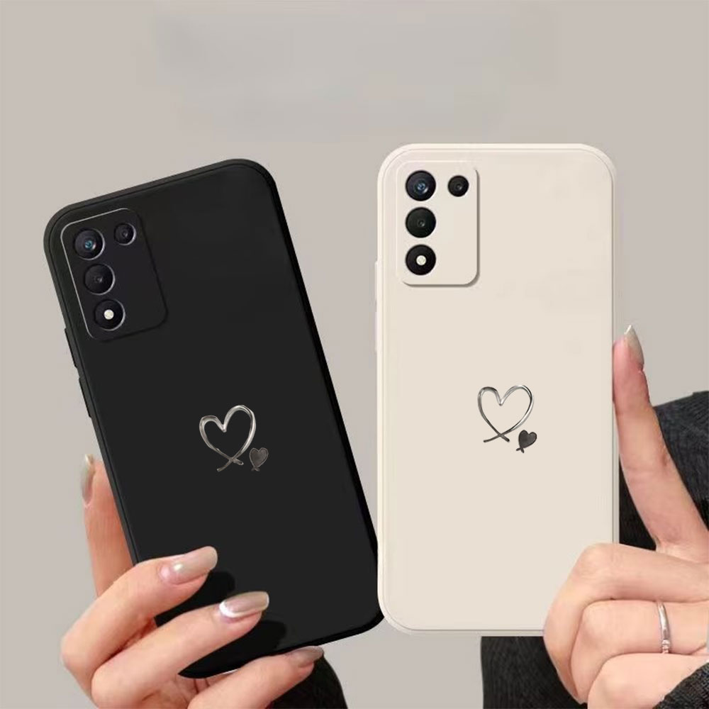 Samsung Galaxy S25 - غطاء هاتف سيليكون بطبعة قلب الحب