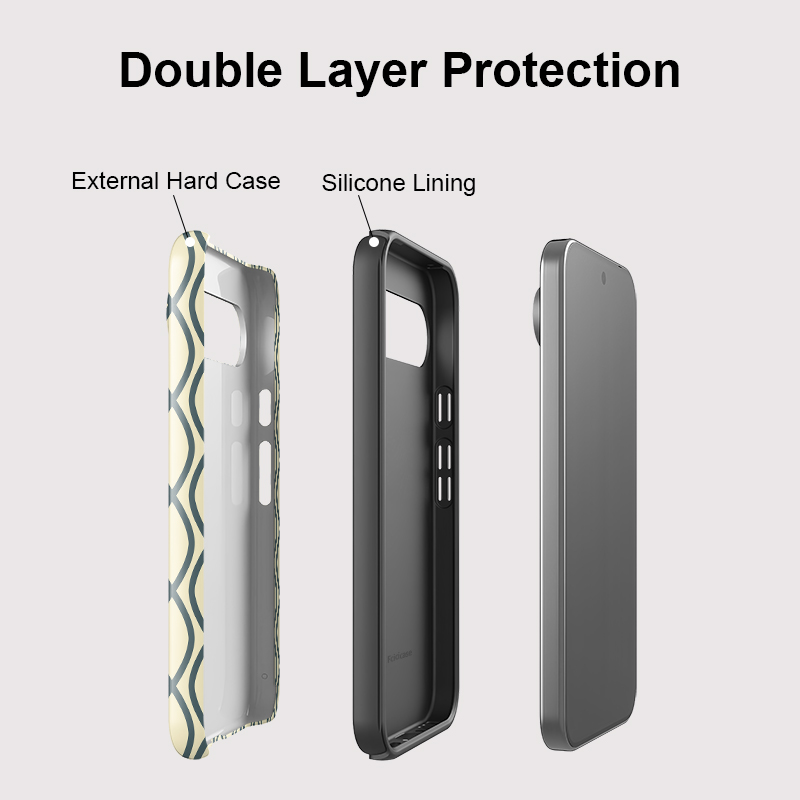 غطاء هاتف أنيق بتصميم مخطط من  - مراجعة Google Pixel 9 Pro وسعره