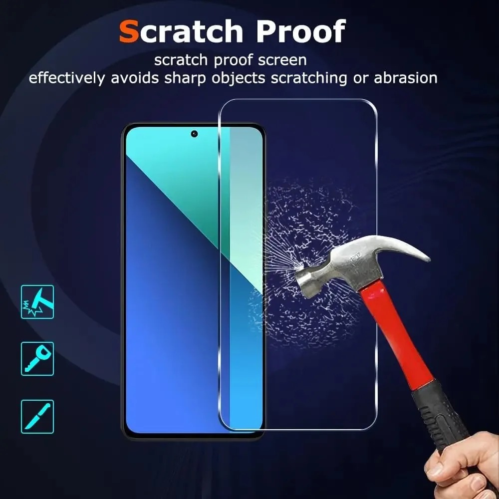 4 قطع من الزجاج المقوى لحماية  - مراجعة Realme C67 وسعره